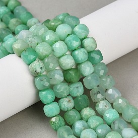 Натуральный халцедон, кубические, граненые