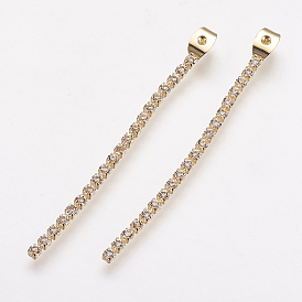 Латунные горлышки для ушей из горного хрусталя, спинки фрикционных серег для сережек-гвоздиков