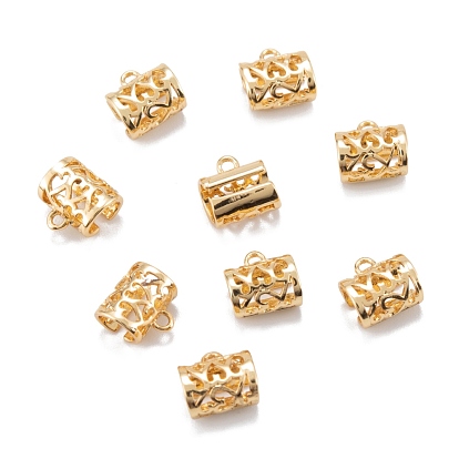 Brass Tube Bails, Loop Bails, Long-Lasting Plated, Column