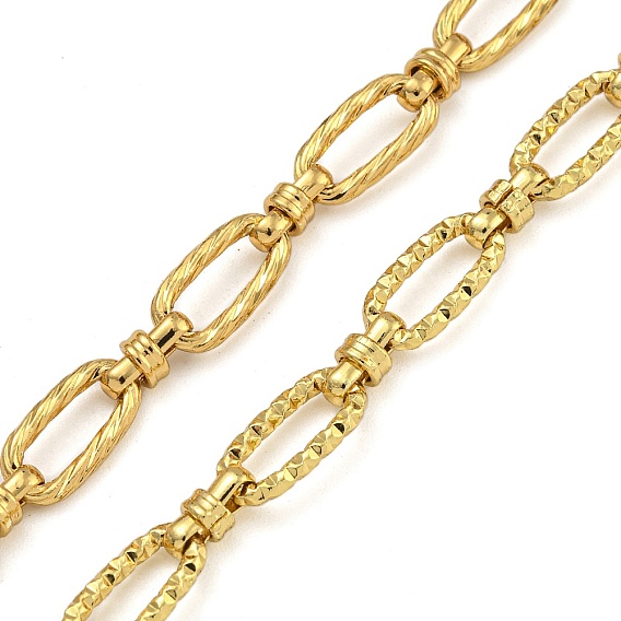 Ионное покрытие (IP) ручная работа 304 цепи с овальными звеньями из нержавеющей стали, несварные, с катушкой