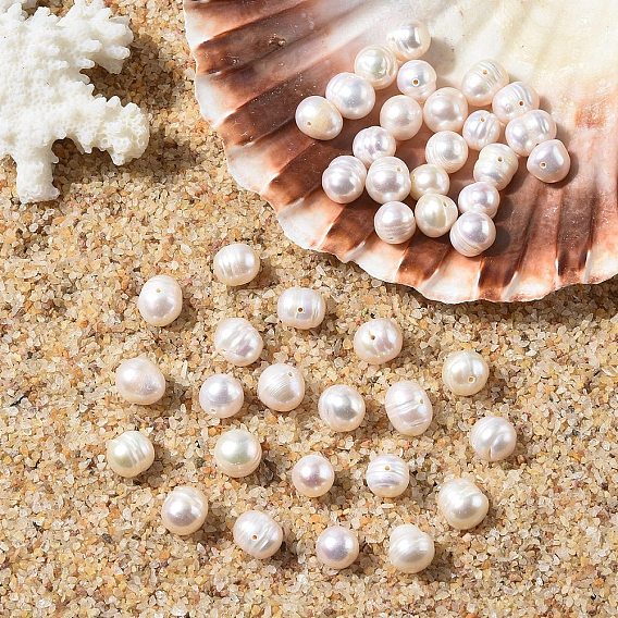 10шт. натуральные пресноводные жемчужные бусины, картофель