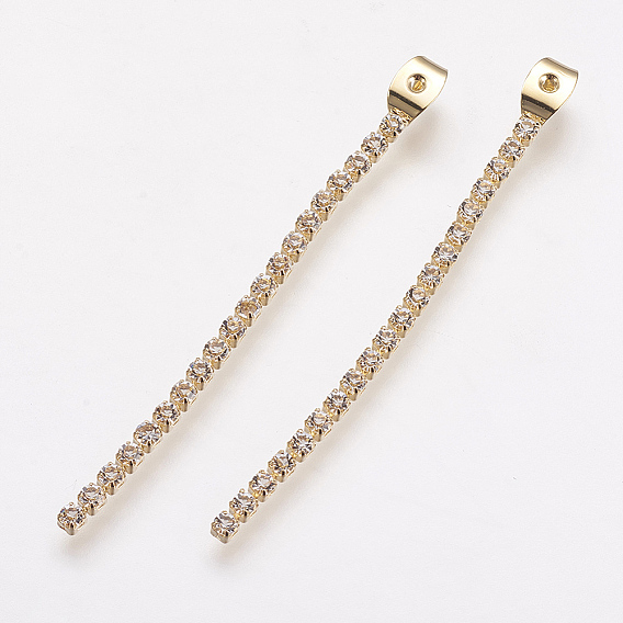 Латунные горлышки для ушей из горного хрусталя, спинки фрикционных серег для сережек-гвоздиков