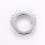 304 Stainless Steel Linking Rings, Flat Round