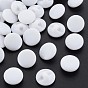 1-Hole Resin Buttons, Flat Round