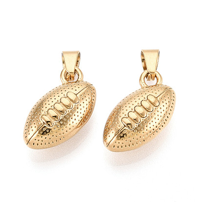 304 подвески из нержавеющей стали, регби, с целью перехода в кольце, ионное покрытие (ip)