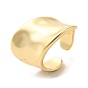 Brass Open Cuff Rings, Wide Band Rings