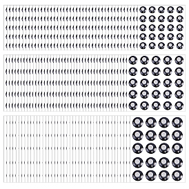 3 наборы 3 стили самоклеящиеся наклейки из смолы, глаза