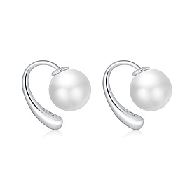 Simple and Sweet Pearl Earrings - Elegant and Charming Ear Accessories