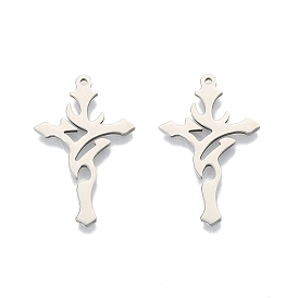 201 подвески из нержавеющей стали, крестик