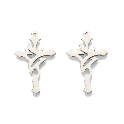 201 подвески из нержавеющей стали, крестик