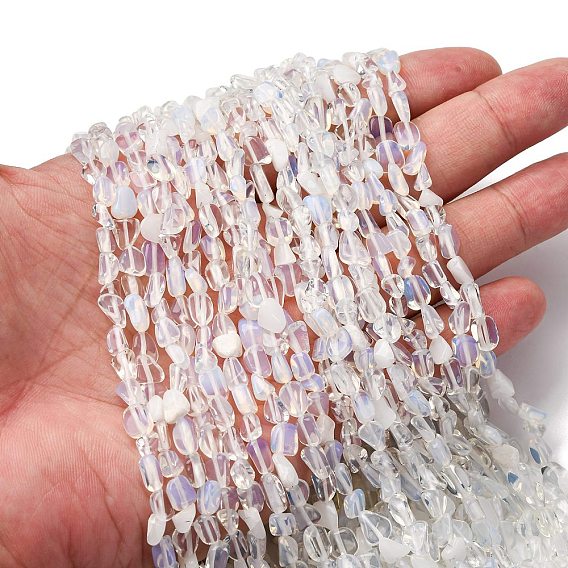 Opalite бисер пряди, самородки