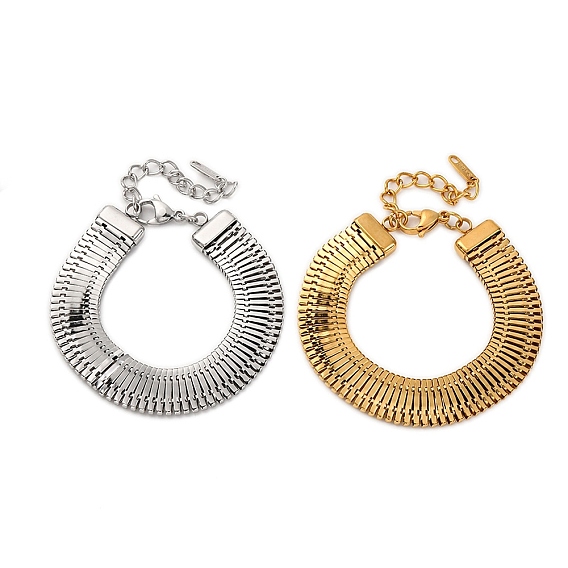 304 женские браслеты-цепочки со звеньями из нержавеющей стали