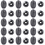 100шт. немагнитные синтетические гематитовые бусины, овальные