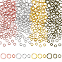 440Pcs 3 Colors Alloy Soldered Closed Jump Rings, Round