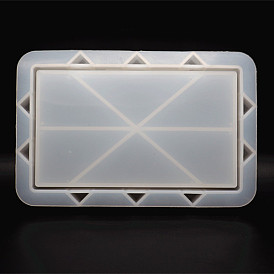DIY Handbag Silicone Molds, Resin Casting Molds, For UV Resin, Epoxy Resin Jewelry Making, Rectangle