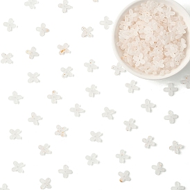 50g металлические колпачки из акрилового бисера с ажурной резьбой, цветок