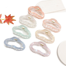 Заколки для волос с когтями из ацетата целлюлозы (смола), облако