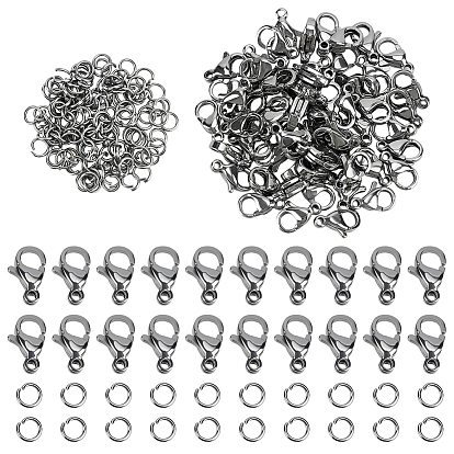 304 замки и кольца из лобстера из нержавеющей стали
