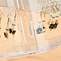 Rotating Acrylic Earring Display Stands, Jewelry Organizer Rack