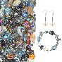 620Pcs 13 Styles Electroplate Glass Beads, Mixed Styles, Mixed Shapes