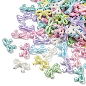 Непрозрачные акриловые бусины с имитацией жемчуга, бантом со звездой