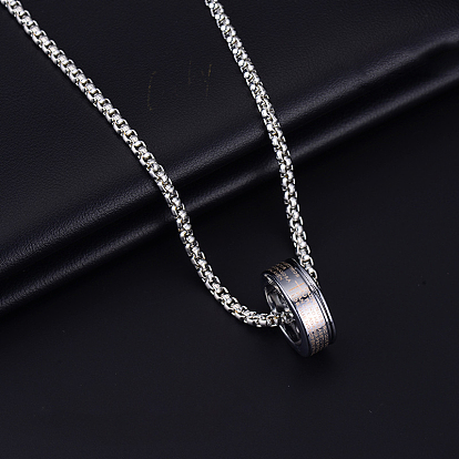 Кулон из сплава 201 ожерелья из нержавеющей стали для мужчин