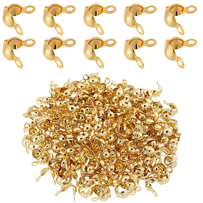 240шт. латунные наконечники бусин, Калотте заканчивается, крышка раскладушки, долговечный, без никеля 