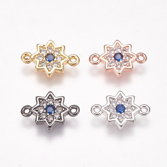 Латунные микро проложить кубических ссылки циркония, цветок