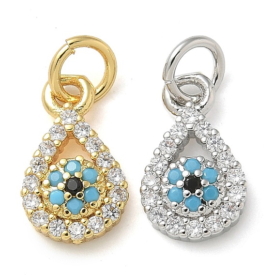 Стойка металлическая латунная микропрофилированная кубическая циркония подвески, долговечный, без свинца и без кадмия, слезинки, с целью перехода в кольце