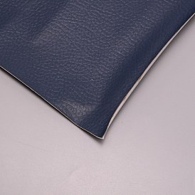 Tissu auto-adhésif en cuir pu, rectangle