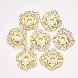 Smooth Surface Alloy Filigree Joiners Links