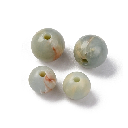 Акриловые бусины, имитация бусины шоушан, круглые