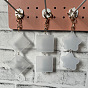 Charmes de connecteur acrylique, ébauches acryliques pour l'artisanat, losange/étoile/forme carrée