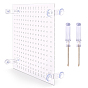 1Pc Acrylic Fish Tank Isolation Board, with 2Pcs Chrome Tangsten Steel Cross Head Screwdriver