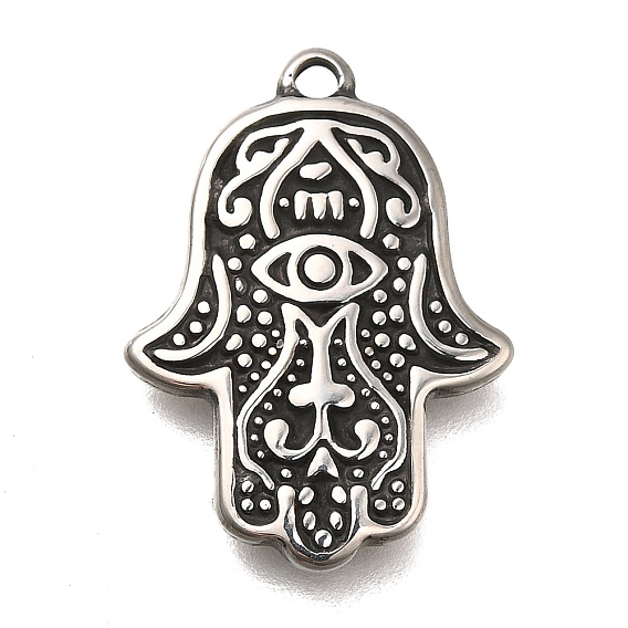 304 подвески из нержавеющей стали, оберег на руку хамса