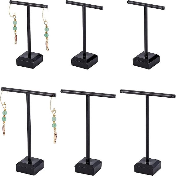 Пластиковых дисплеев серьги, с наборами подставок для деревянных серег