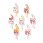 Alloy Enamel Pendants, Magic Wand Charms