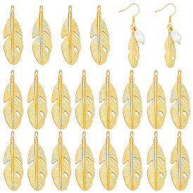 20 подвески из сплава шт., долговечный, с целью перехода в кольце, перо