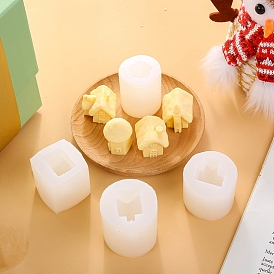 DIY Silicone Candle Molds, for Scented Candle Making, House