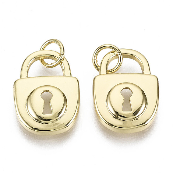 Messing Charme, mit Ringe springen, Nickel frei, sperren