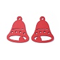 Poplar Wood Pendants, Dyed, Bell
