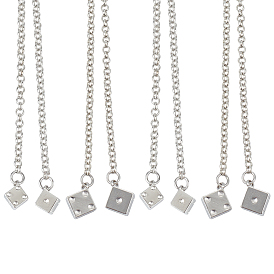 Латунные цепочки роло подвеска украшение, Сплав с подвесками