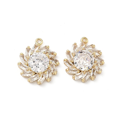 Латунные микро проложить кубического циркония подвески, 