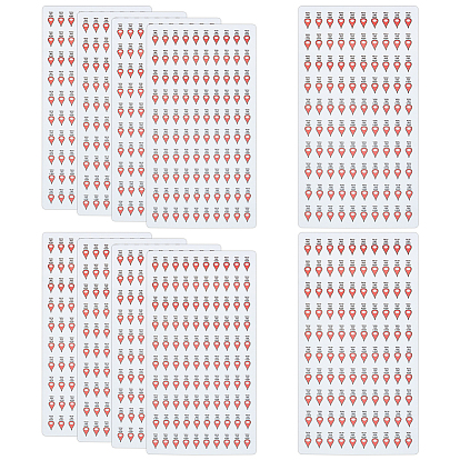 10 листы бумаги наклейки с картинками, наклейки-маркеры на карте