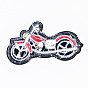 Motorbike Appliques, Computerized Embroidery Cloth Iron on/Sew on Patches, Costume Accessories