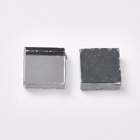 Cabochons en verre, carreaux d'artisanat de frontière de mosaïque de miroir, pour la décoration de la maison ou le bricolage, carrée