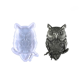 DIY Owl Display Decoration Silicone Molds, Resin Casting Molds, For UV Resin, Epoxy Resin Jewelry Making