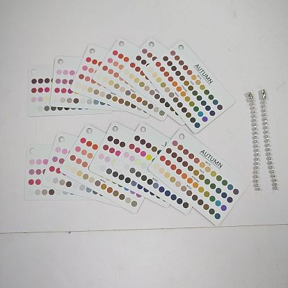 12pièces de décorations suspendues en plastique, avec 2pcs 304 chaînes à billes en acier inoxydable