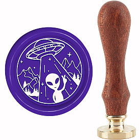 Латунная восковая печать штамп с ручкой, для diy scrapbooking