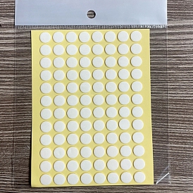 96 pegatinas acrílicas de doble cara, puntos pegajosos sin rastro, plano y redondo
